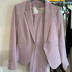 Pink Linen Suit Set